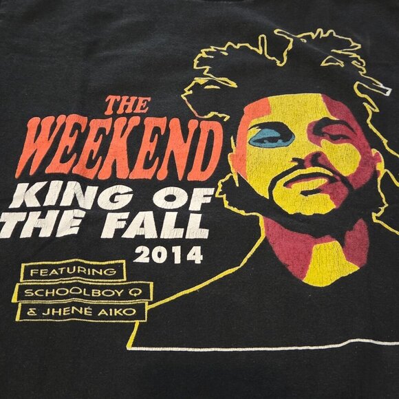 The Weekend King of the Fall 2014 XO Tour Black Concert T-Shirt Women's Small - Picture 4 of 13